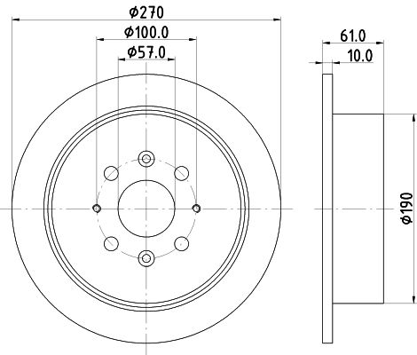 HELLA PAGID Piduriketas 8DD 355 112-831